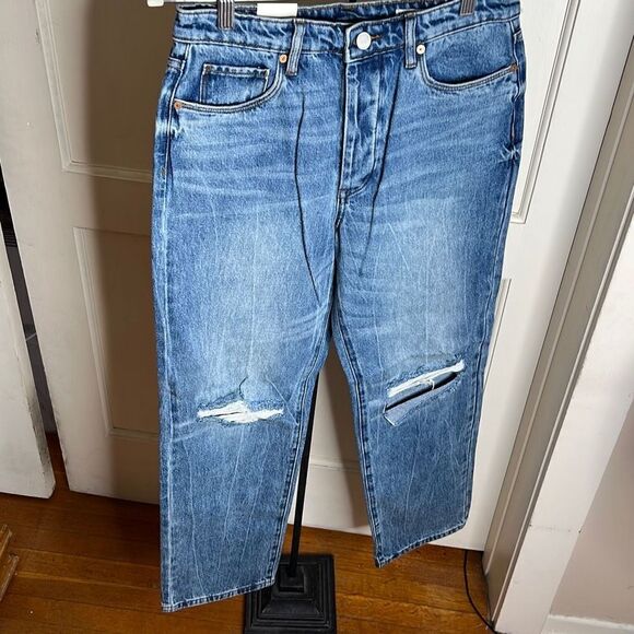 Blank NYC THE HOWARD Mid-Rise Loose Fit Jeans NWT Size 27 - Picture 2 of 8